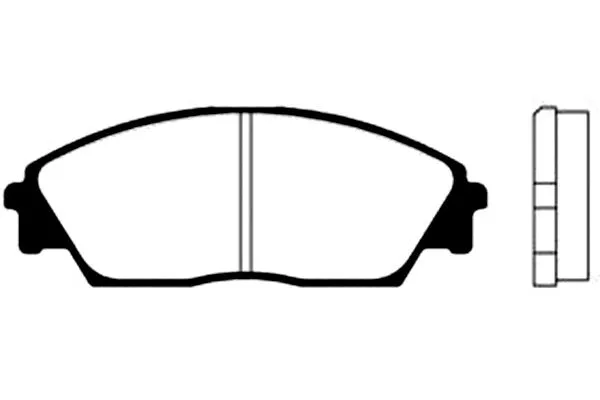 Brake Pad Set, disc brake (BP-2016)