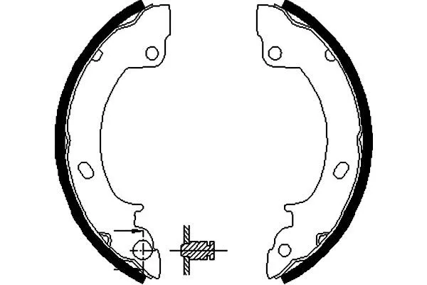 Brake Shoe Set (BS-3411)