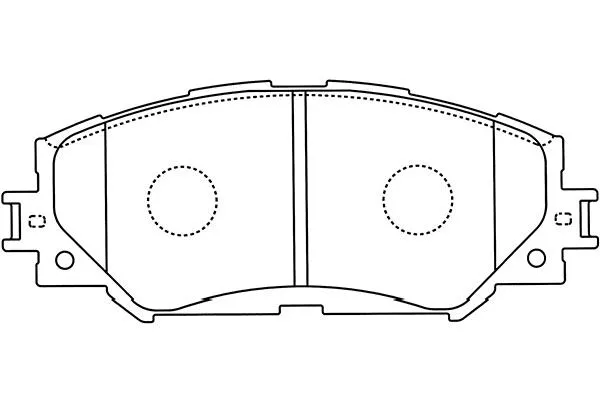 Brake Pad Set, disc brake (BP-9116)