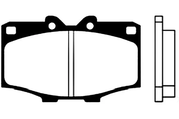 Brake Pad Set, disc brake (BP-9000)