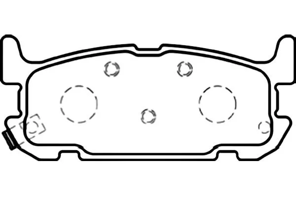 Brake Pad Set, disc brake (BP-6589)