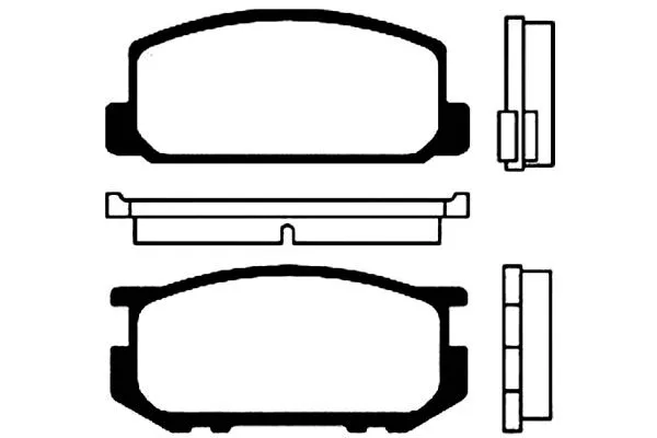 Brake Pad Set, disc brake (BP-9003)