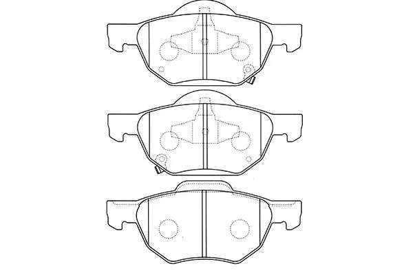 Brake Pad Set, disc brake (BP-2045)