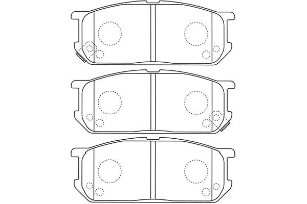 Brake Pad Set, disc brake (BP-1520)