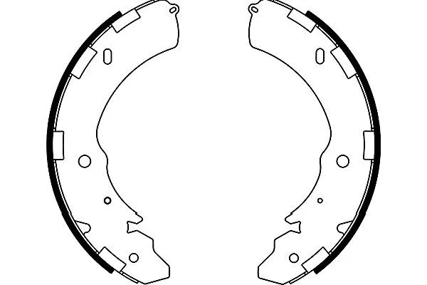 Brake Shoe Set (BS-6418)