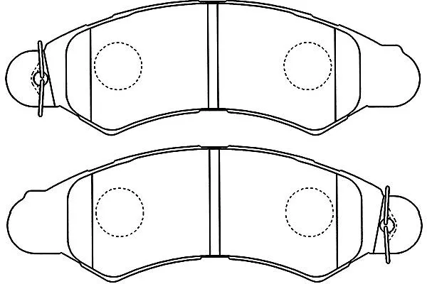 Brake Pad Set, disc brake (BP-8022)