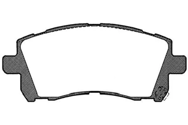 Brake Pad Set, disc brake (BP-8010)