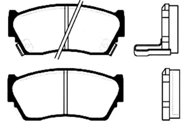 Brake Pad Set, disc brake (BP-6529)