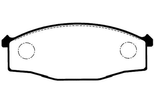 Brake Pad Set, disc brake (BP-6560)