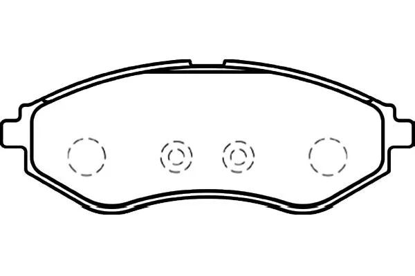 Brake Pad Set, disc brake (BP-1008)