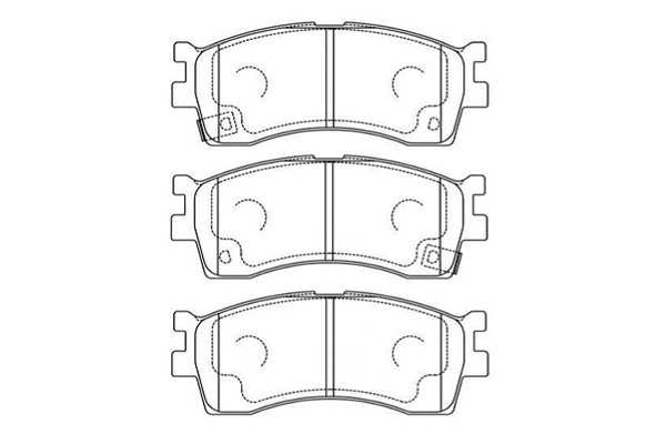 Brake Pad Set, disc brake (BP-4007)