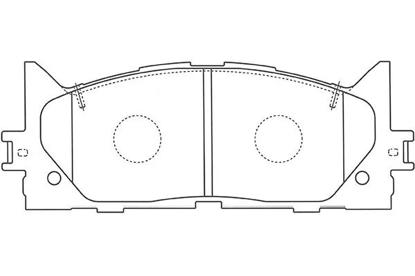 Brake Pad Set, disc brake (BP-9105)