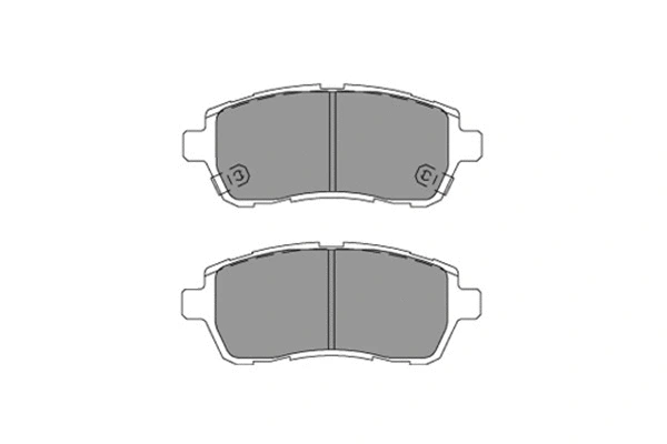 Brake Pad Set, disc brake (KBP-8534)