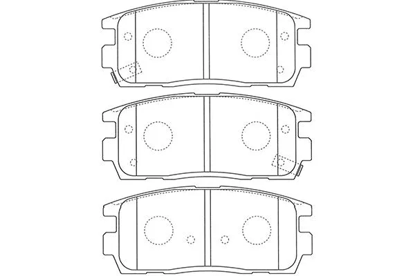Brake Pad Set, disc brake (BP-1013)