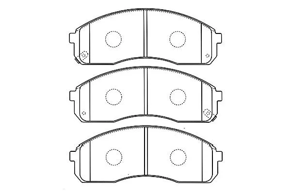 Brake Pad Set, disc brake (BP-4008)