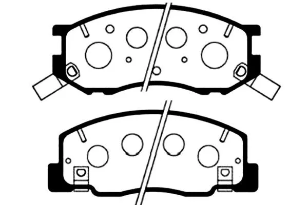 Brake Pad Set, disc brake (BP-9041)