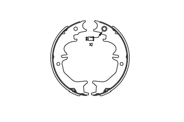 Brake Shoe Set (BS-9957)