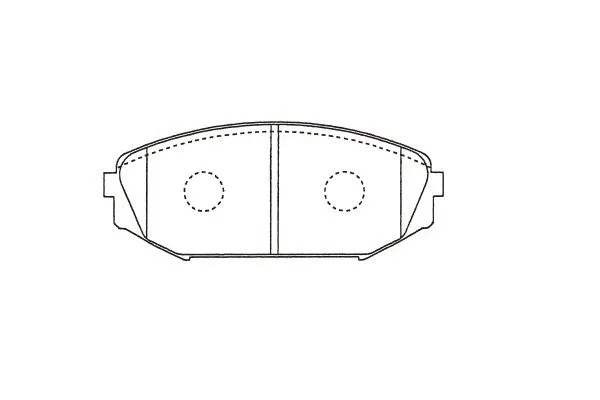 Brake Pad Set, disc brake (BP-2066)