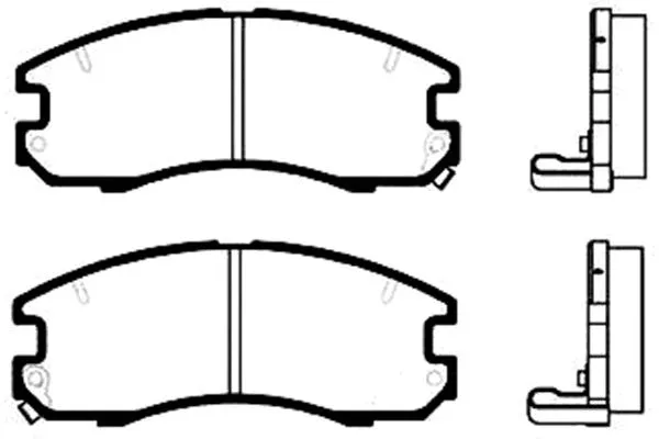 Brake Pad Set, disc brake (BP-9013)