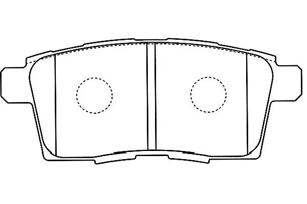 Brake Pad Set, disc brake (BP-4574)
