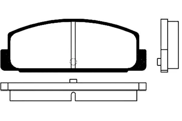 Brake Pad Set, disc brake (BP-4534)
