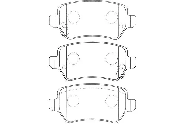 Brake Pad Set, disc brake (BP-3042)