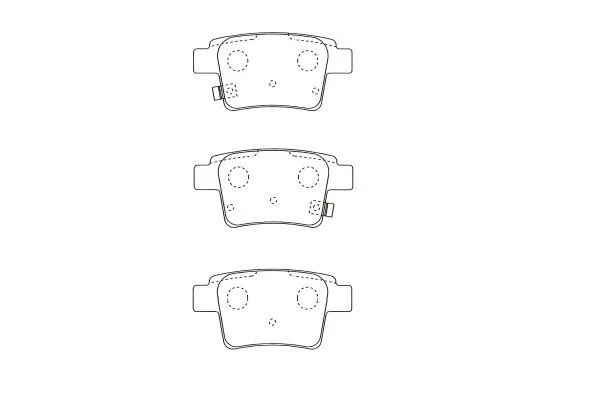 Brake Pad Set, disc brake (BP-5568)