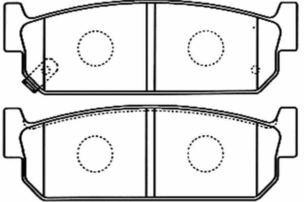 Brake Pad Set, disc brake (BP-6591)