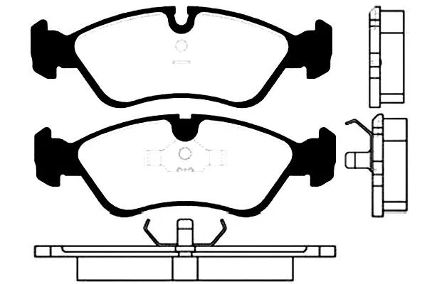 Brake Pad Set, disc brake (BP-1001)