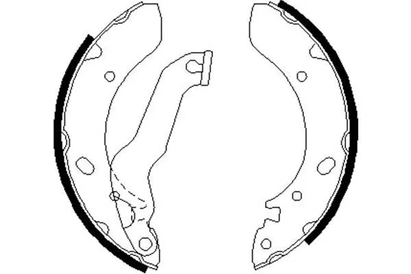 Brake Shoe Set (BS-3404)