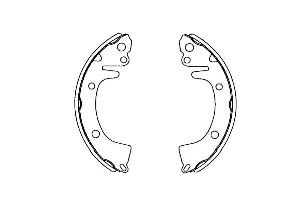 Brake Shoe Set (KBS-3410)