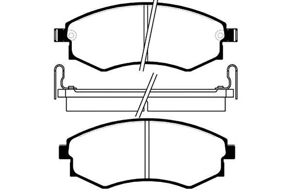 Brake Pad Set, disc brake (BP-3003)
