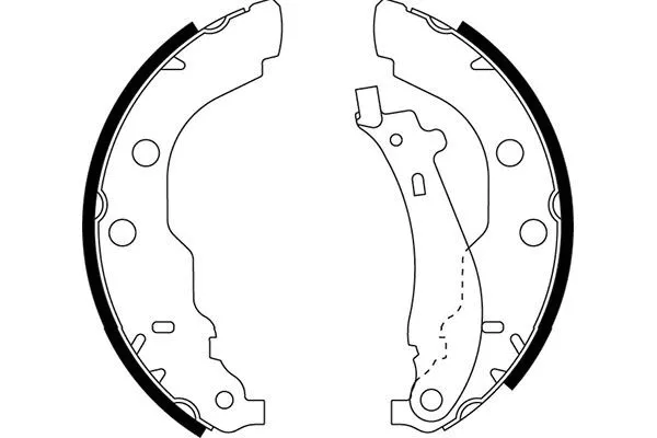 Brake Shoe Set (BS-7424)