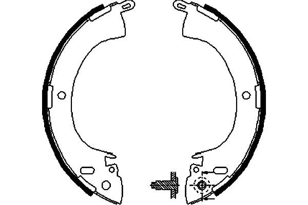 Brake Shoe Set (BS-6403)