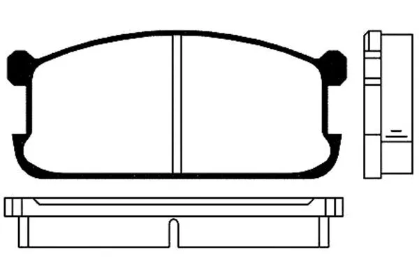 Brake Pad Set, disc brake (BP-5501)