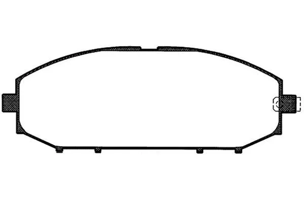 Brake Pad Set, disc brake (BP-6538)