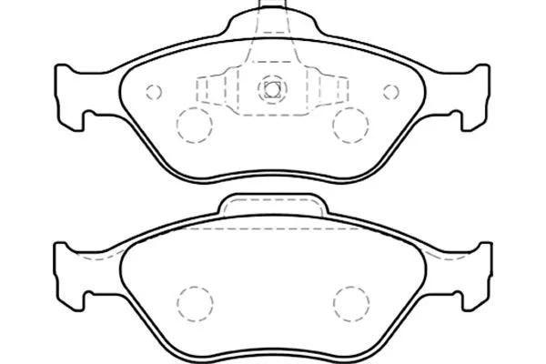 Brake Pad Set, disc brake (BP-4554)