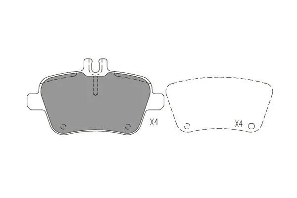 Brake Pad Set, disc brake (BP-6637)