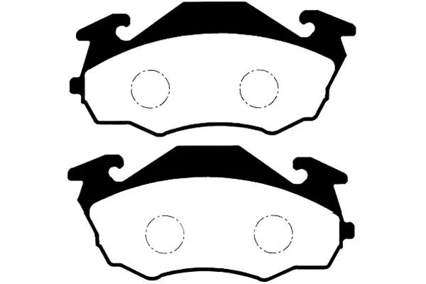 Brake Pad Set, disc brake (BP-8014)