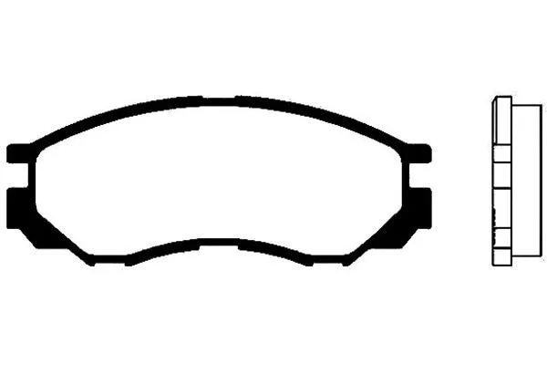 Brake Pad Set, disc brake (BP-5518)