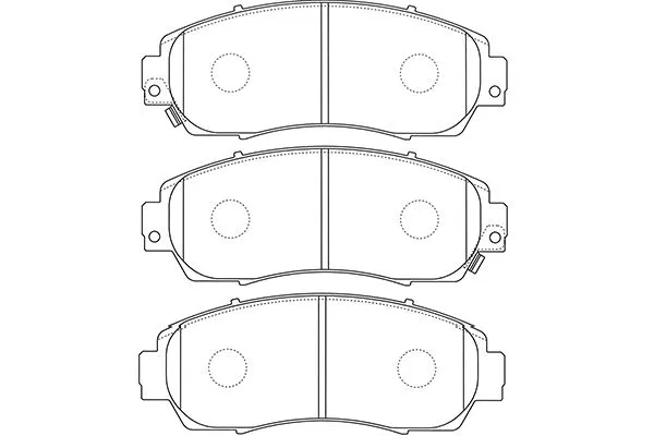 Brake Pad Set, disc brake (BP-2059)