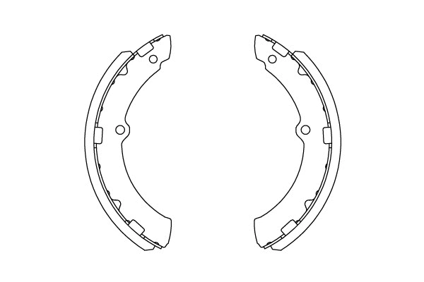 Brake Shoe Set (KBS-9945)