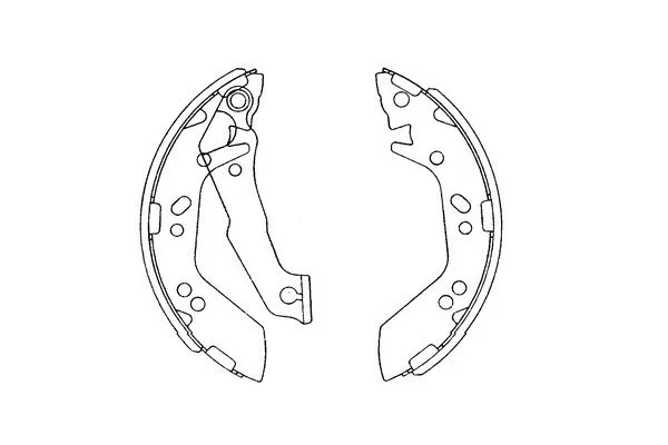 Brake Shoe Set (KBS-3401)