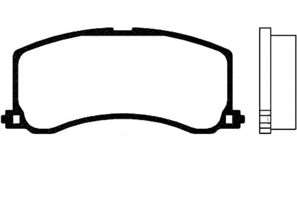 Brake Pad Set, disc brake (BP-8511)