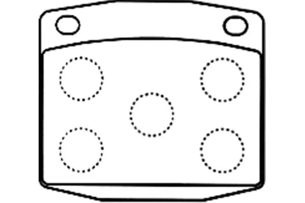 Brake Pad Set, disc brake (BP-6586)