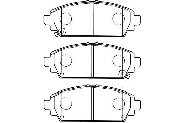 Brake Pad Set, disc brake (BP-2046)
