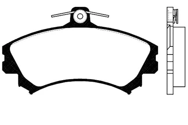 Brake Pad Set, disc brake (BP-5516)