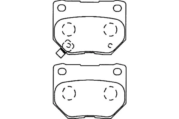 Brake Pad Set, disc brake (BP-8015)