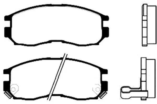 Brake Pad Set, disc brake (BP-5510)