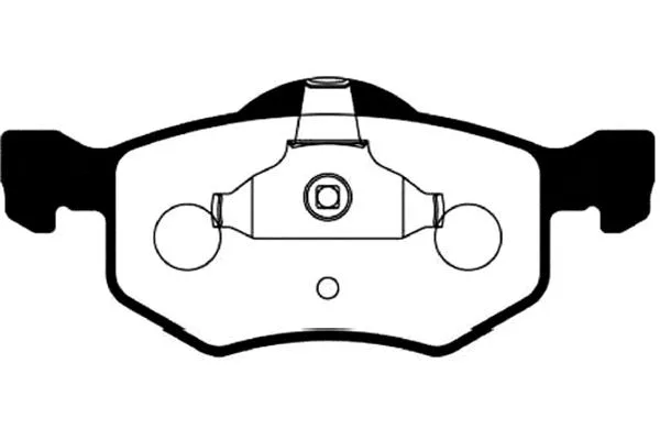 Brake Pad Set, disc brake (BP-4545)